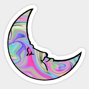 Holo Moon Sticker